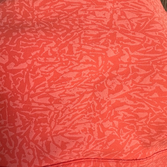 Lululemon Athletica Wunder Train Long Line Sports Bra Crunch Warm Coral - Size 8 - Picture 7 of 9